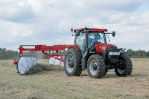 Maxxum 150 tractor with WR 401 Wheel Rake_1010_10-14