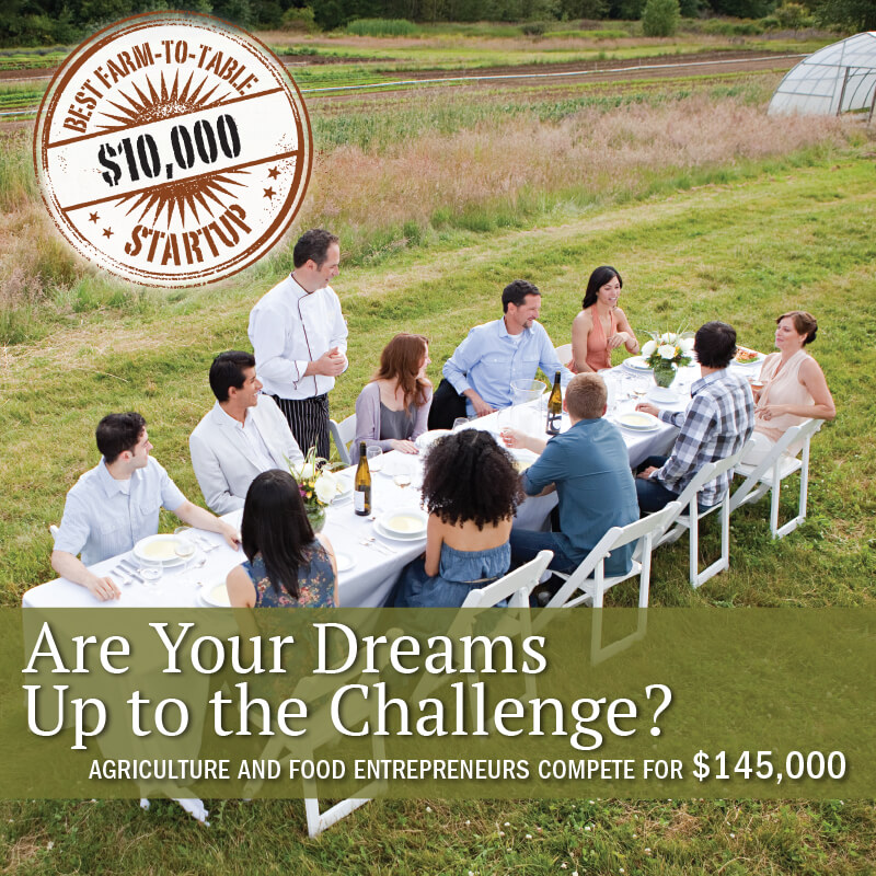 Apply for Best Farm-to-Table Startup