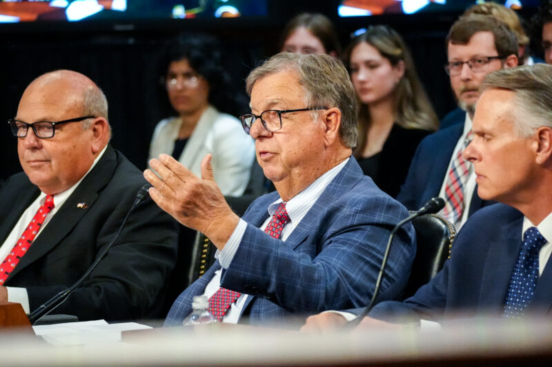 Jim Alderman speaking to the U.S. Senate Special Committee on Aging.